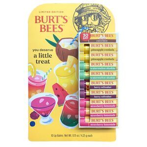 Burt's Bees Limited Edition Drink-Inspired Lip Balm 10-Pack
